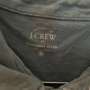 J Crew Garment Dyed Cotton Polo Shirt